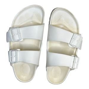 Birkenstock Women's Arizona Essentials White EVA Sandals Size 39